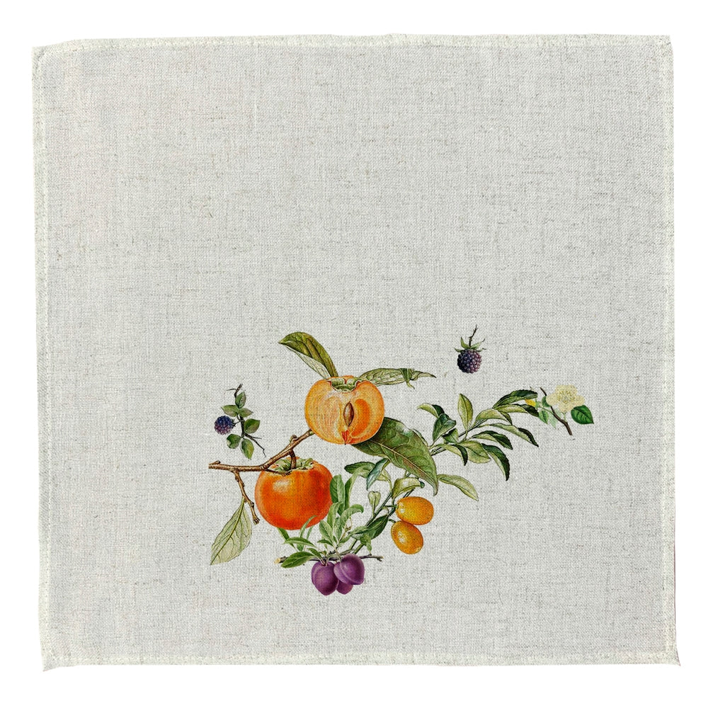 TUYO PRINT: SET 4 SERVILLETAS FRUTAS