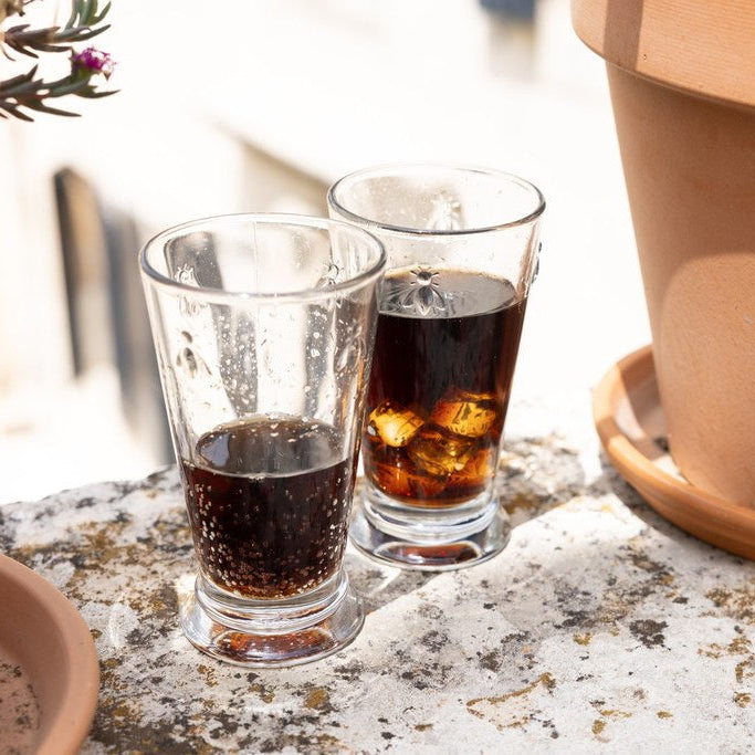 SET 6 VASOS ALTO ABEJA 310ML