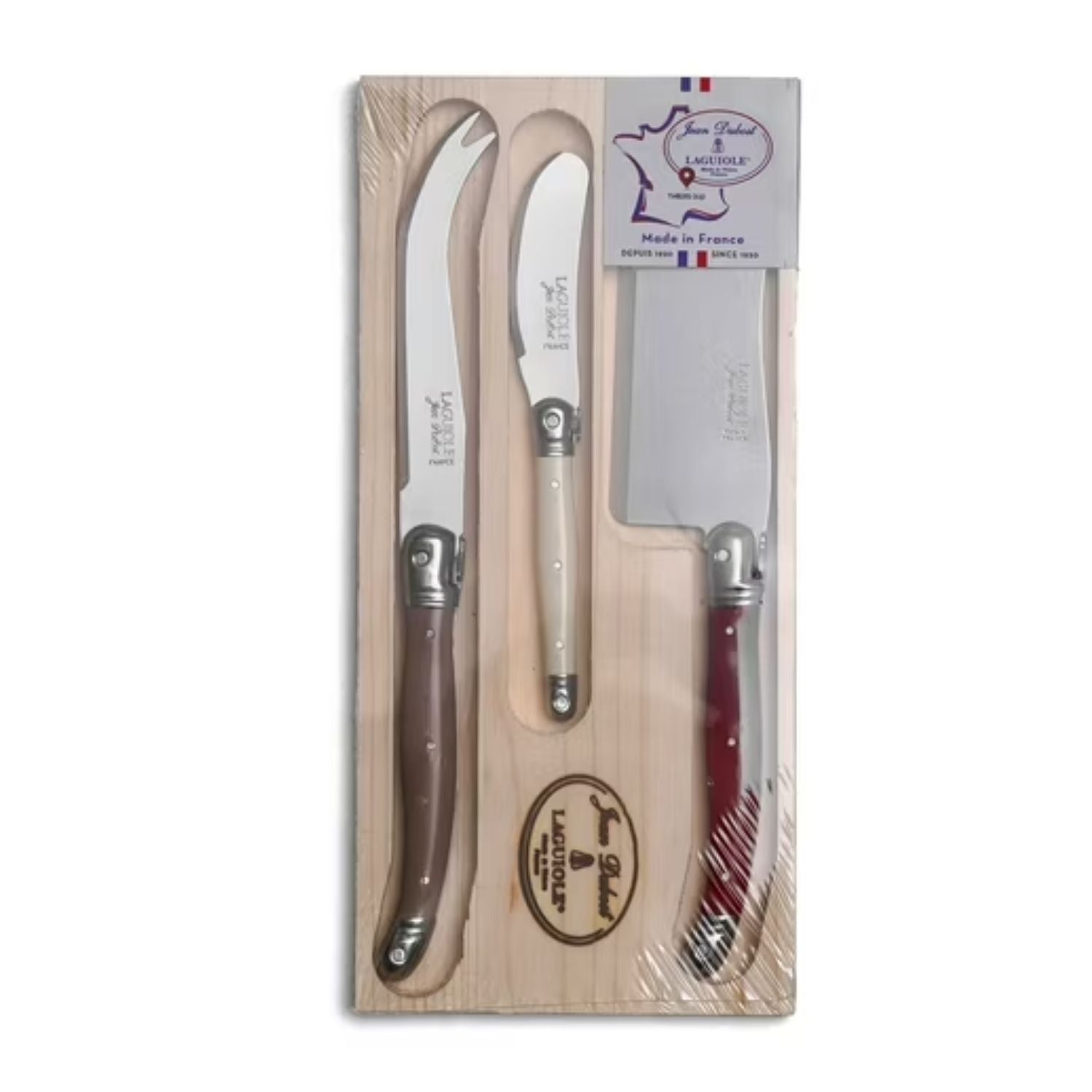 Set de 3 Cuchillos para Queso Laguiole Jean Dubost