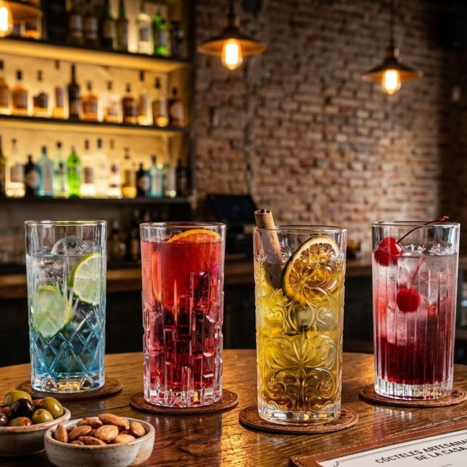 Set de 4 Vasos Longdrink Mixology RCR