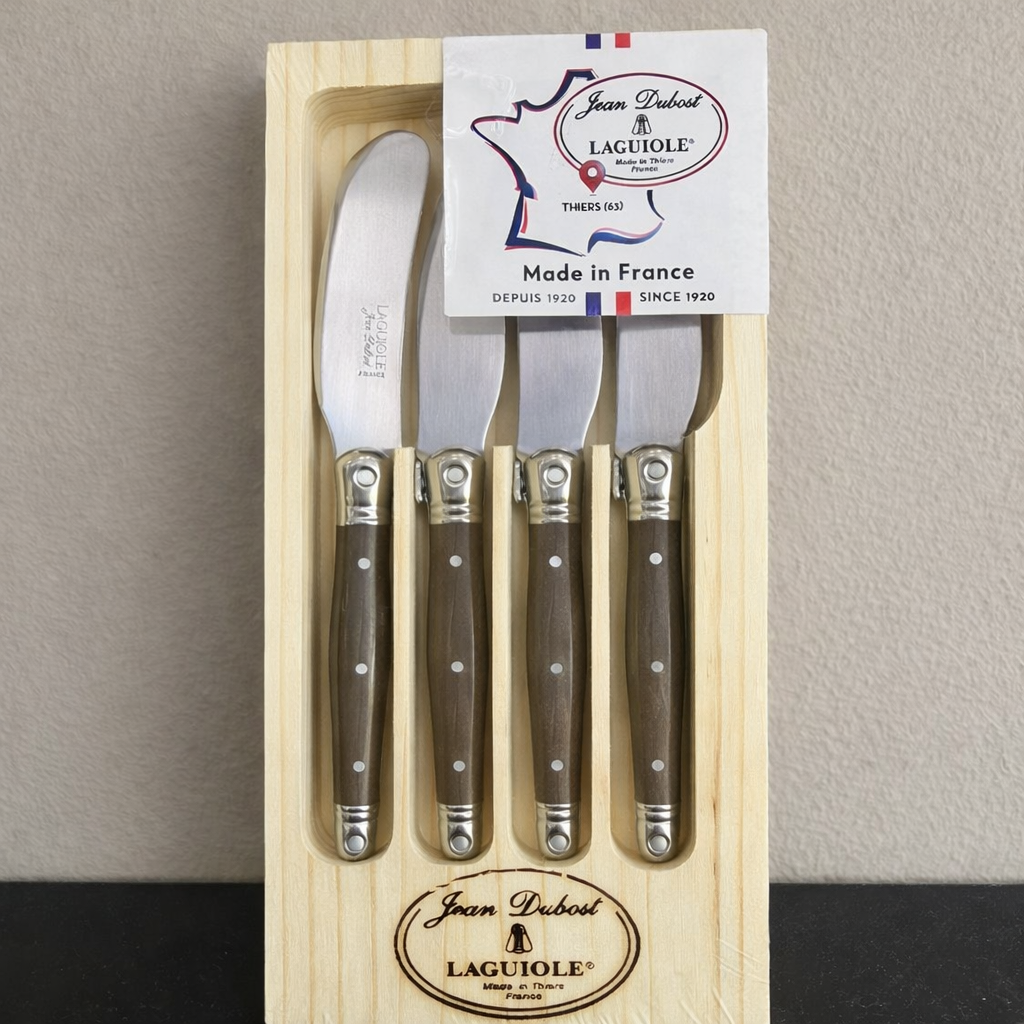 Set 4 cuchillos mantequilla Pepper Laguiole Jean Dubost