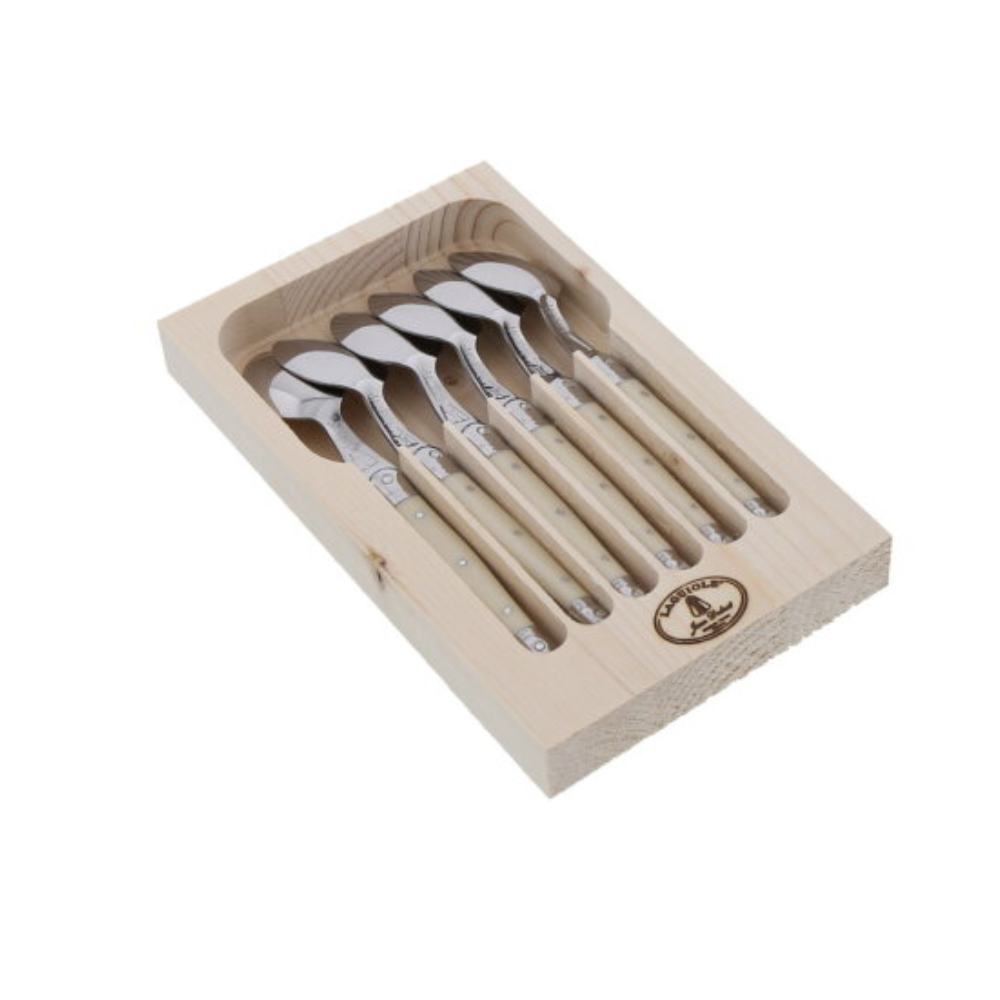 LAGUIOLE SET 6 CUCHARITAS ACERO