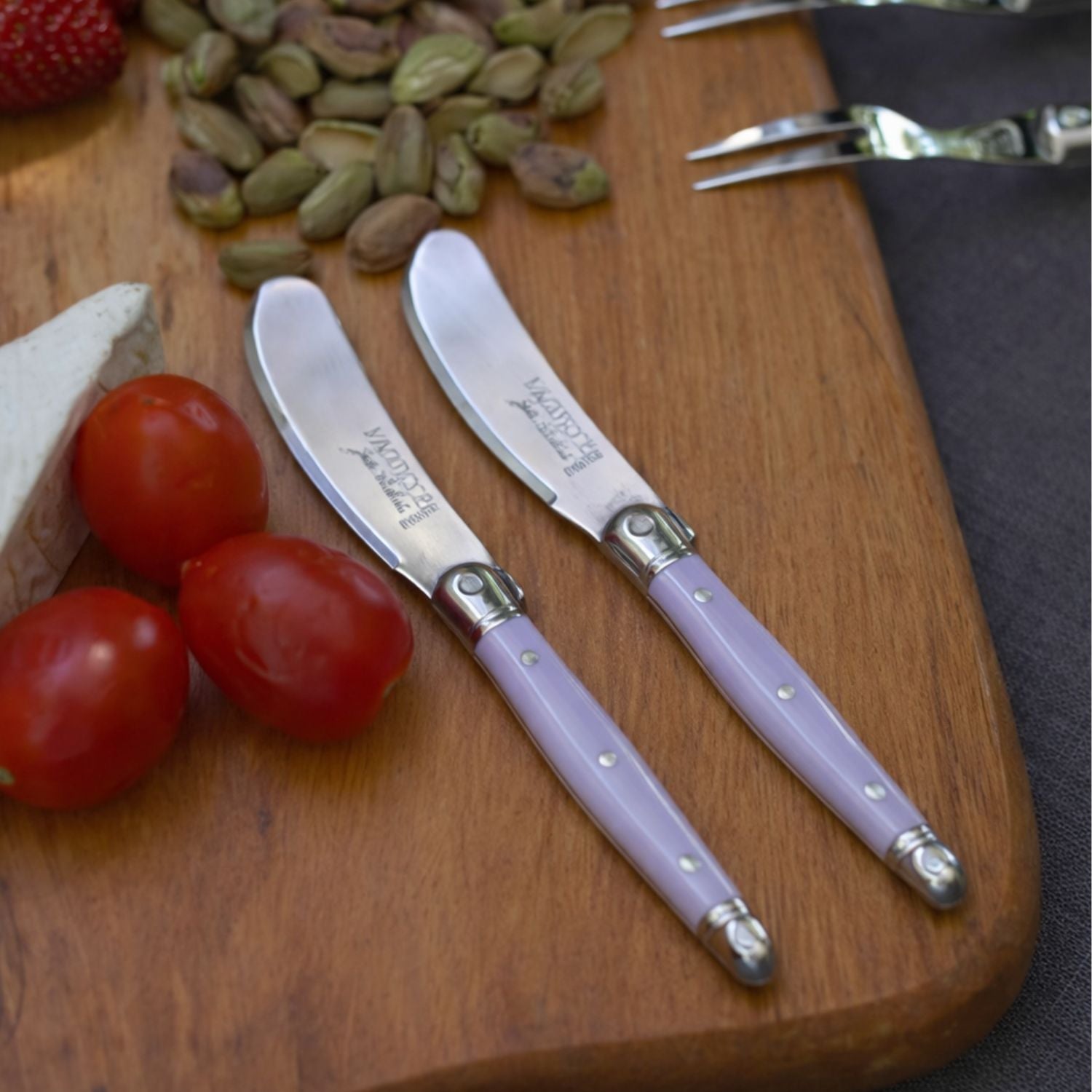 Set 4 cuchillos mantequilla Lavanda Laguiole Jean Dubost