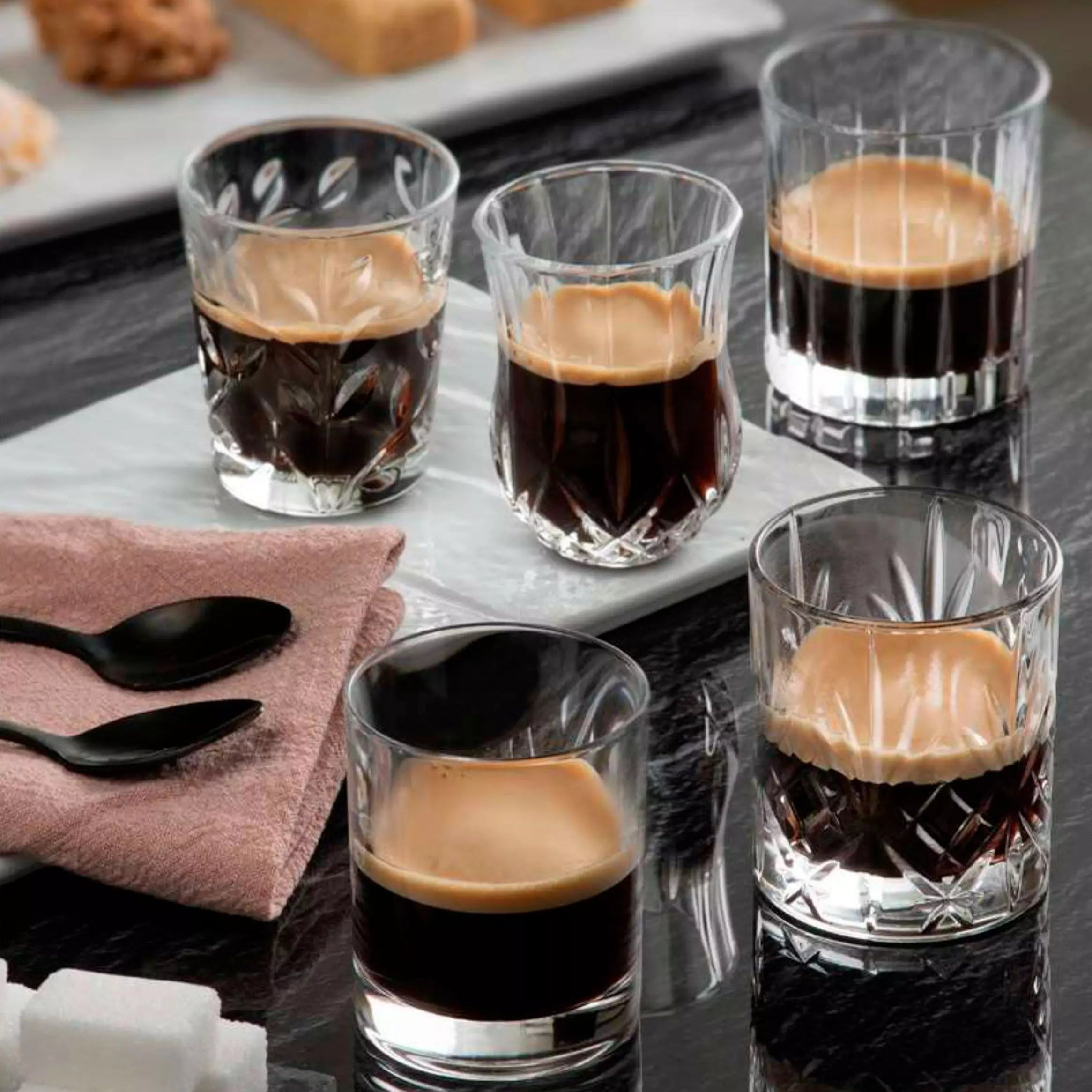 RCR SET 6 VASOS EXPRESSO/LICOR MELODÍA