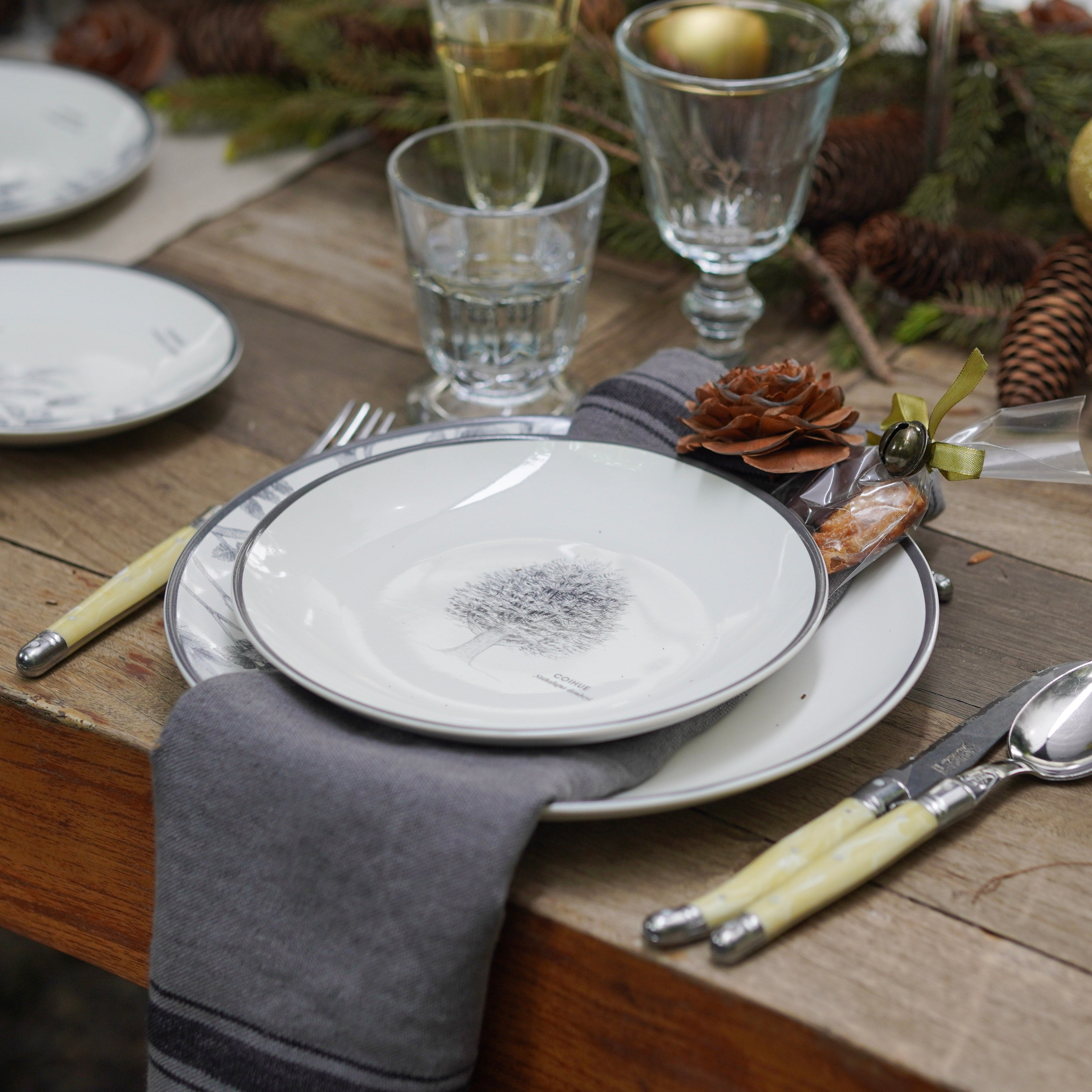 JUEGO VAJILLA 24 PIEZAS PORCELANA COIHUE KLAPP BY GARUGA