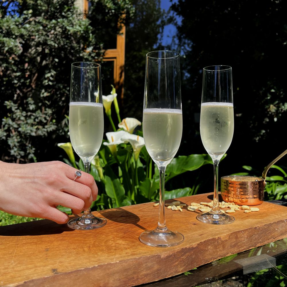 SET COPA ESPUMANTE + HIELERA