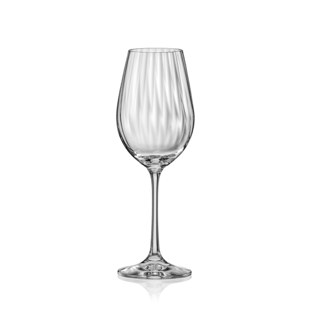 CRYSTALEX SET 6 COPAS VINO WATERFALL 350ml.