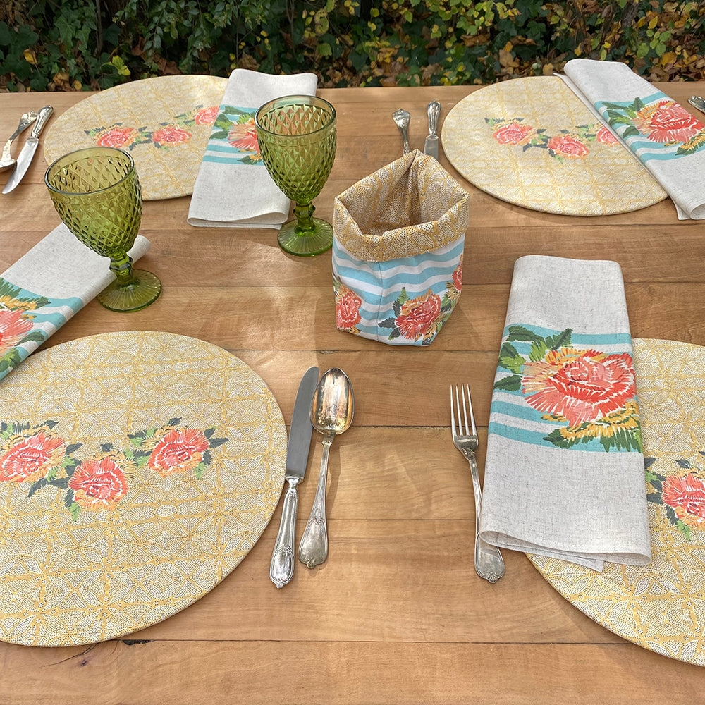 TUYO PRINT: SET 4 BAJA PLATOS LUISA