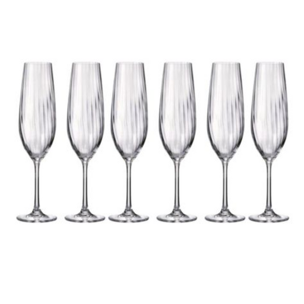 Set de 6 Copas para Champagne 210 ml | INSPIRA IN HOME