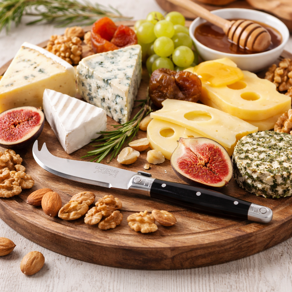 LAGUIOLE CUCHILLO DE QUESO NEGRO - GRANEL