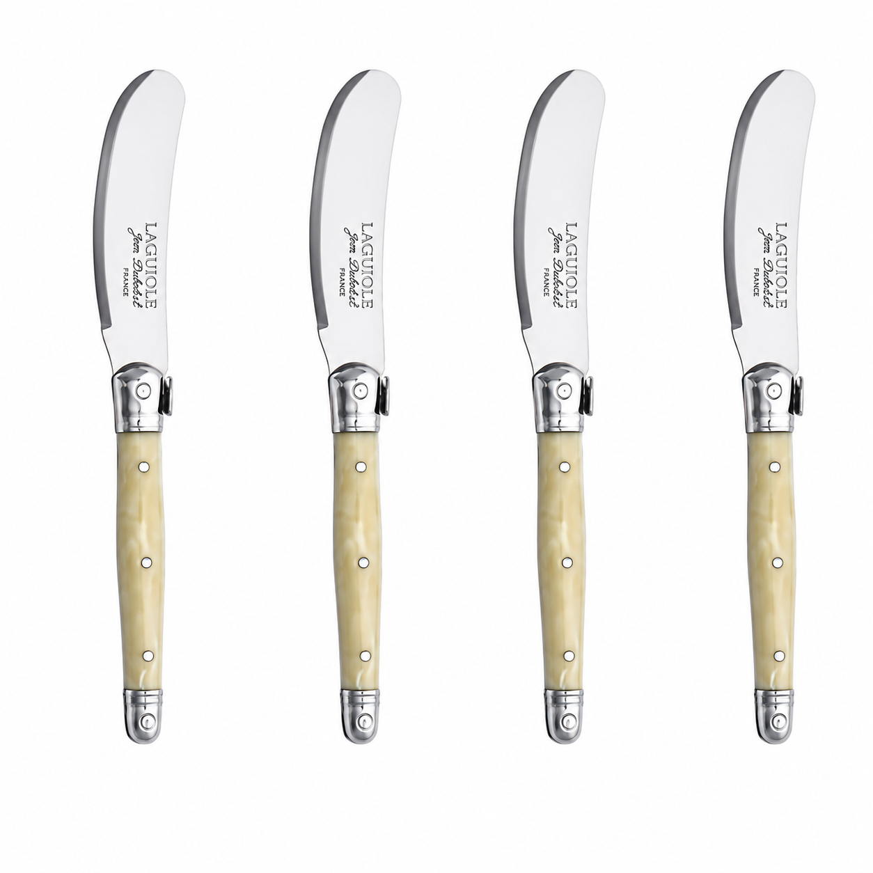 Set de 4 Cuchillos Para Mantequilla Laguiole Jean Dubost