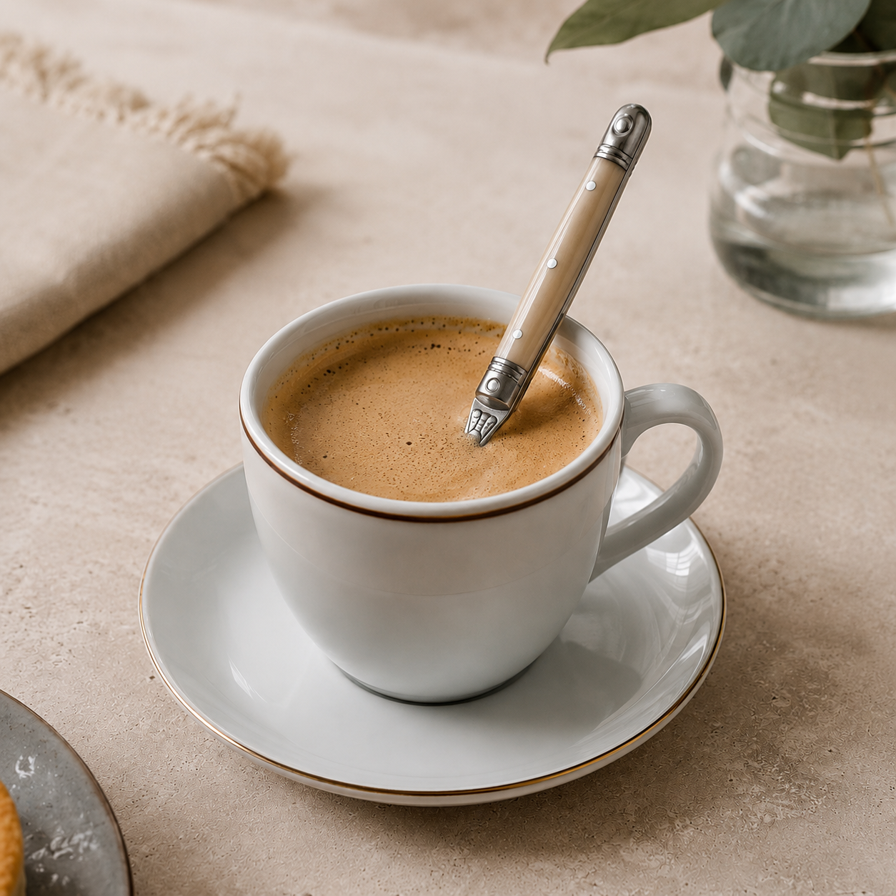 LAGUIOLE SET 4 CUCHARAS MOKA