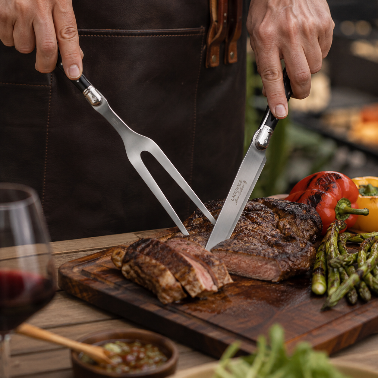 LAGUIOLE: SET ASADO