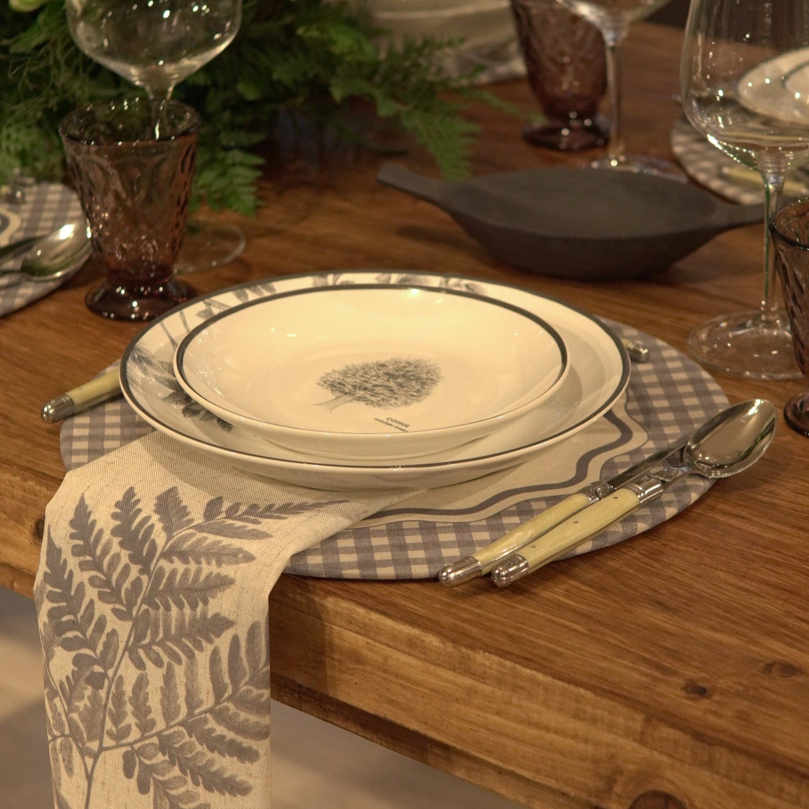 JUEGO VAJILLA 24 PIEZAS PORCELANA COIHUE KLAPP BY GARUGA