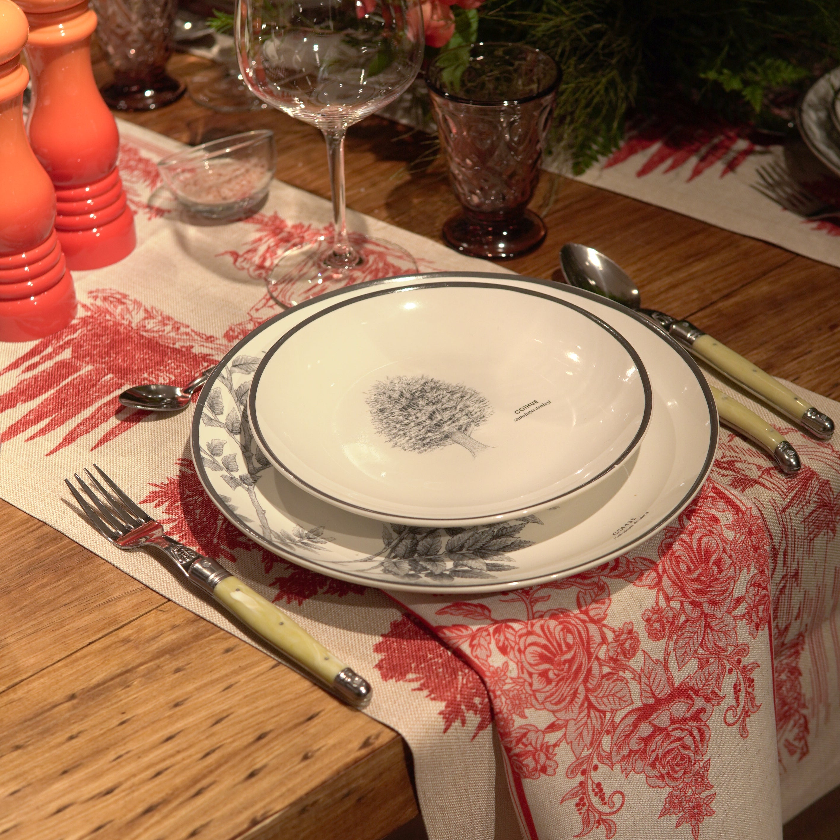 JUEGO VAJILLA 24 PIEZAS PORCELANA COIHUE KLAPP BY GARUGA