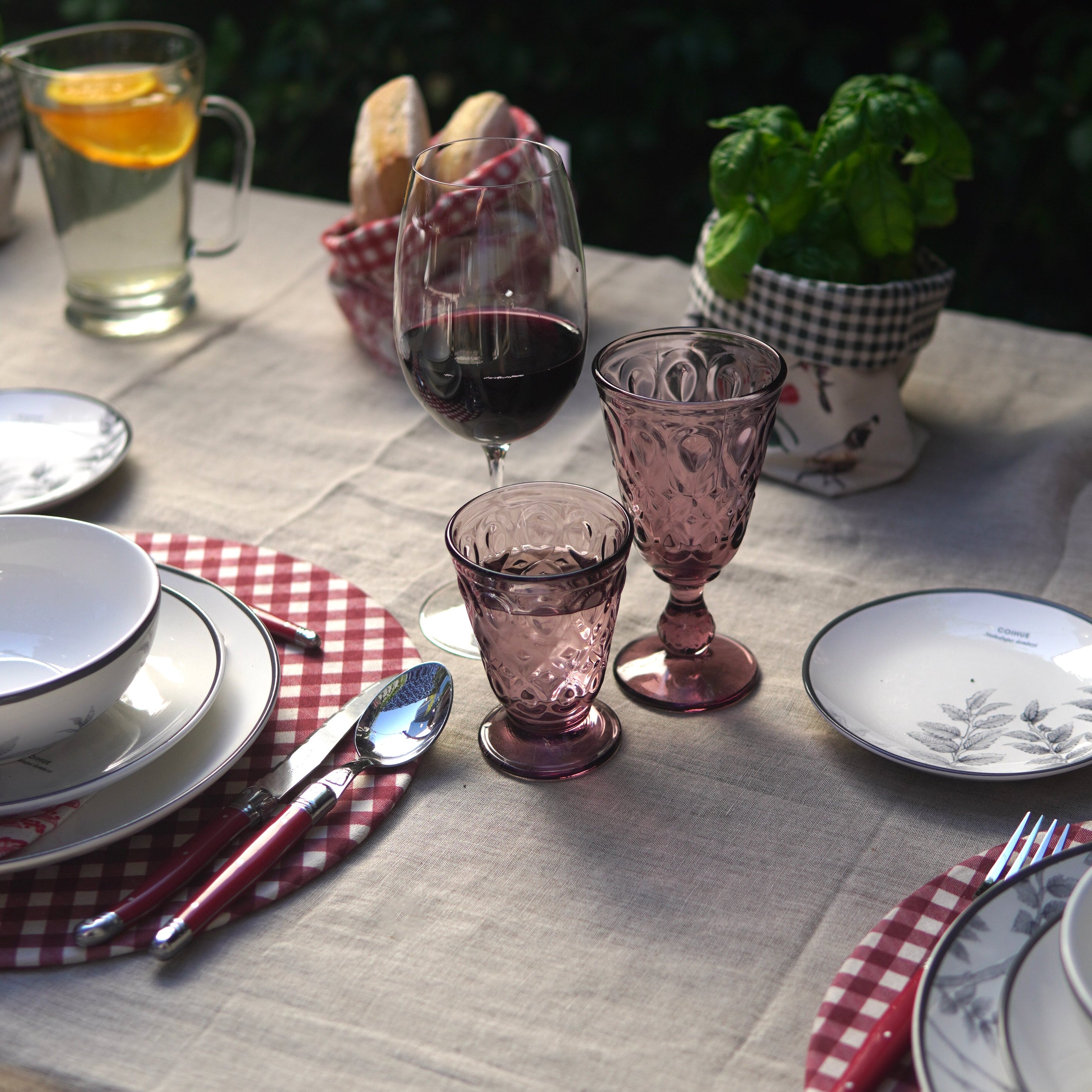 SET 6 VASOS LYONNAIS BURDEO 200ML