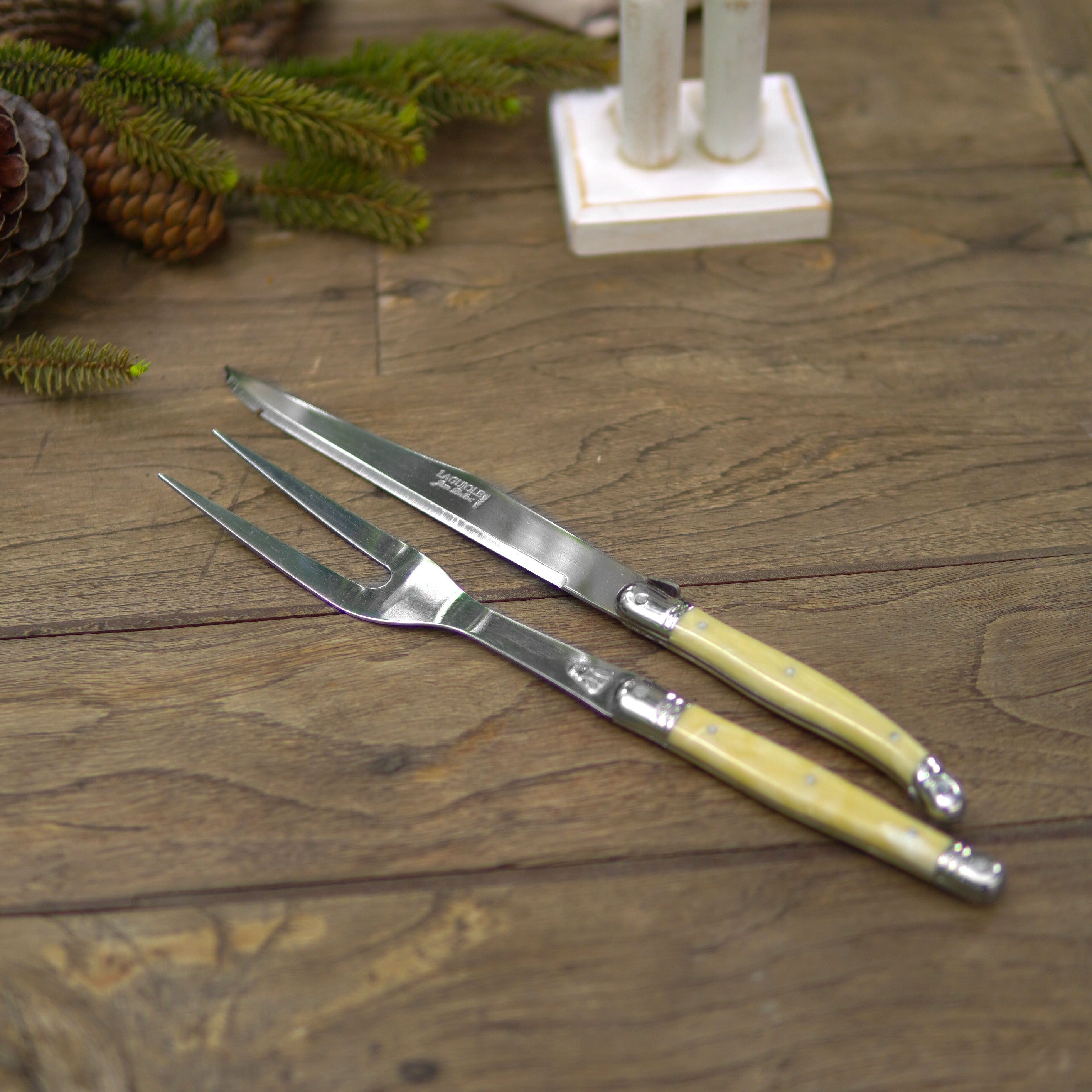 LAGUIOLE: SET TRINCHADO HORNO