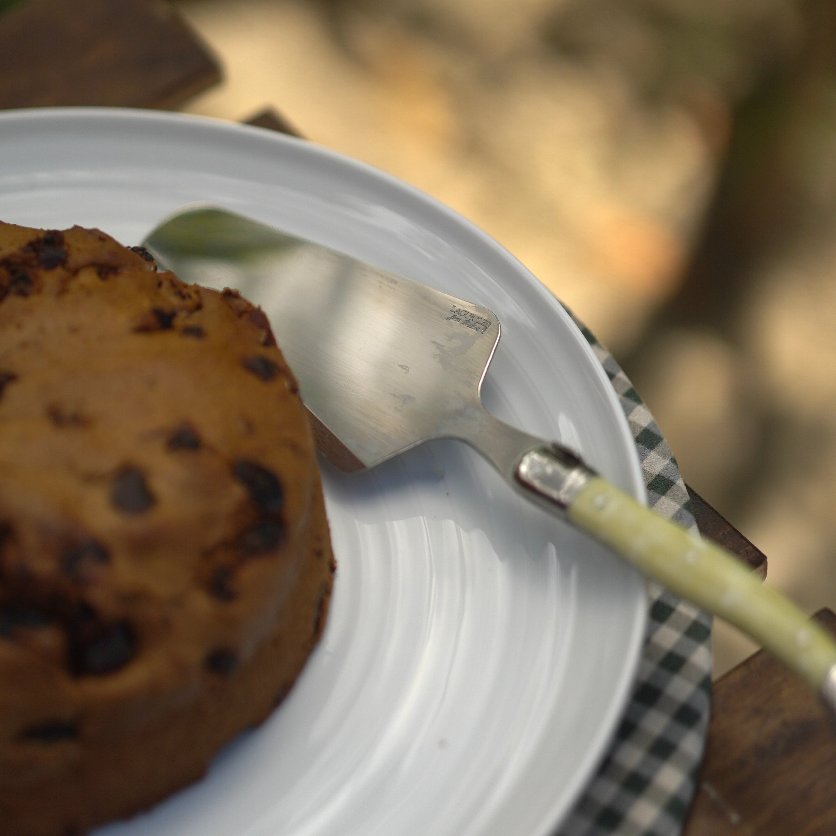 LAGUIOLE SET 7 PIEZAS TORTA - MÁRMOL