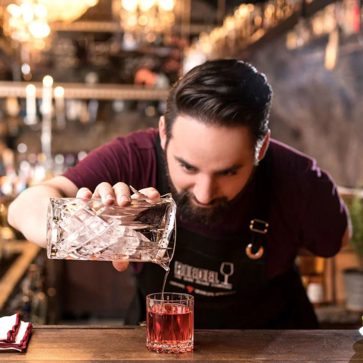 Pack Coctelería Esencial: Colador Bar Wine + Mixing Glass Riedel