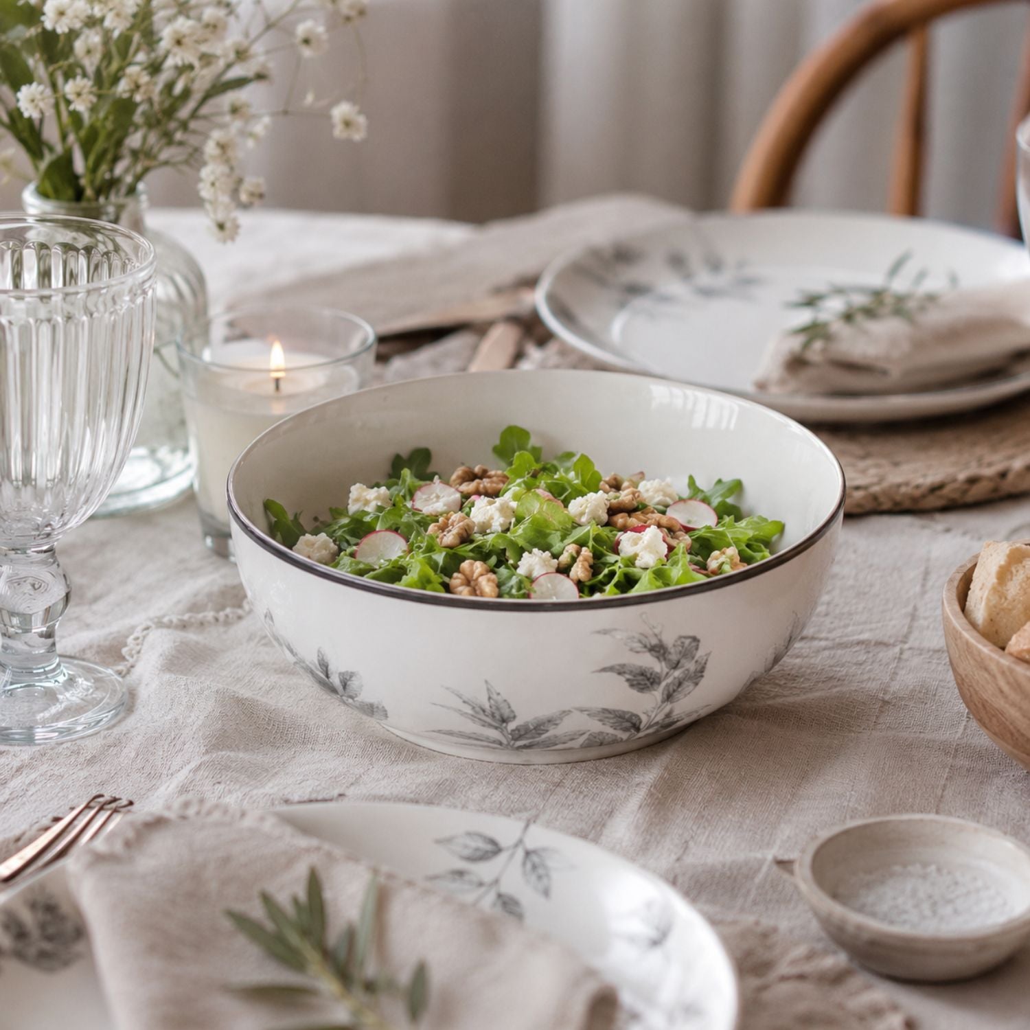 Ensaladera De Porcelana Coihue Klapp