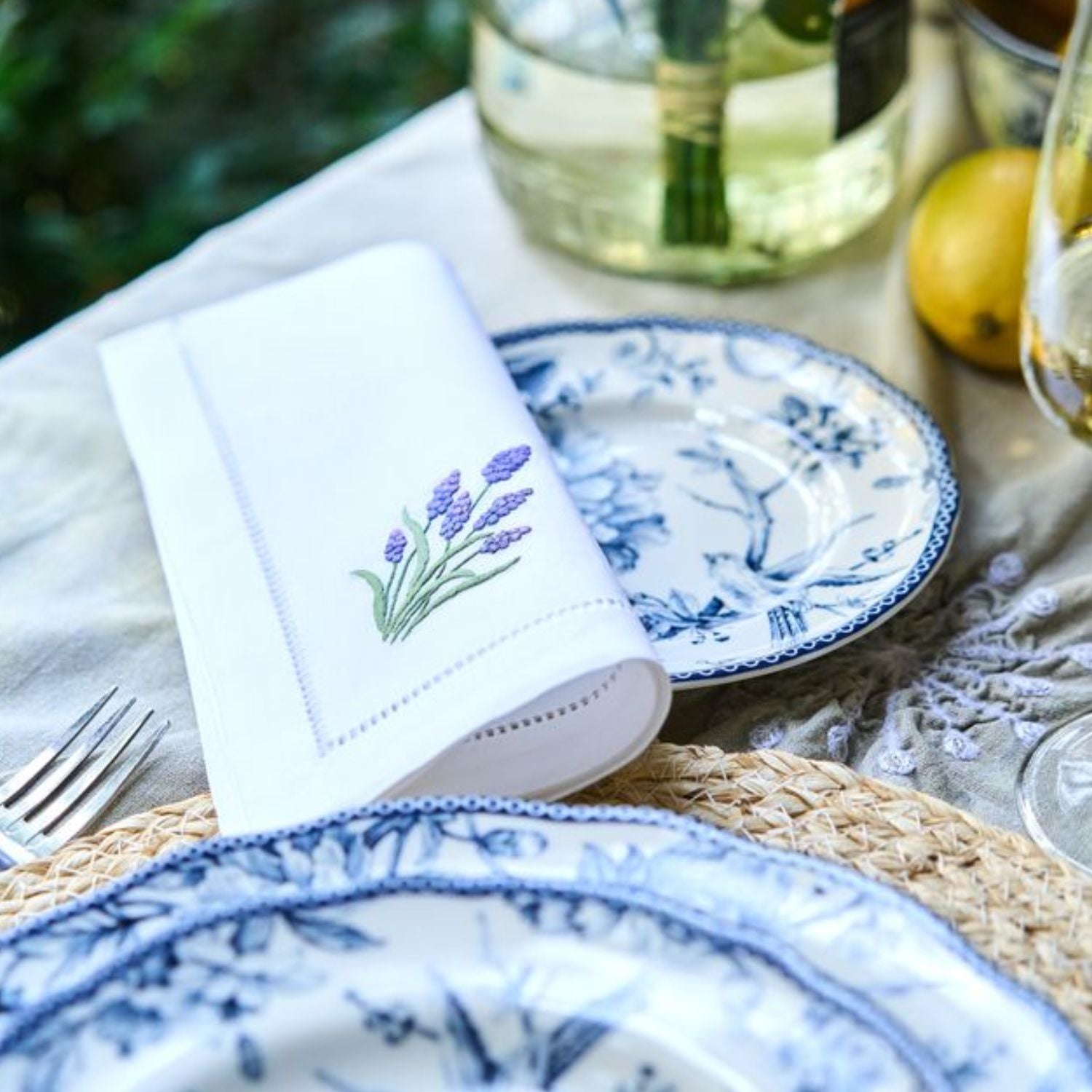 Vajilla de Porcelana 24 Piezas Adelaide Blue Klapp