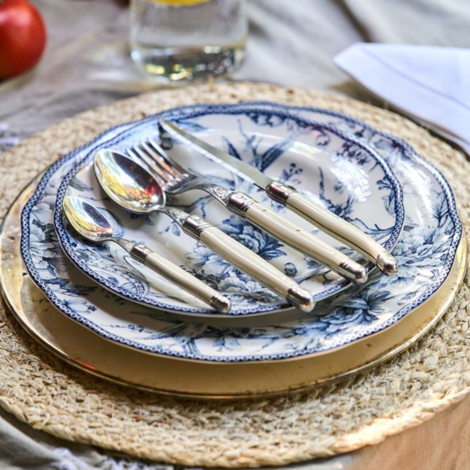 PACK MESA LAGUIOLE JEAN DUBOST IVORY