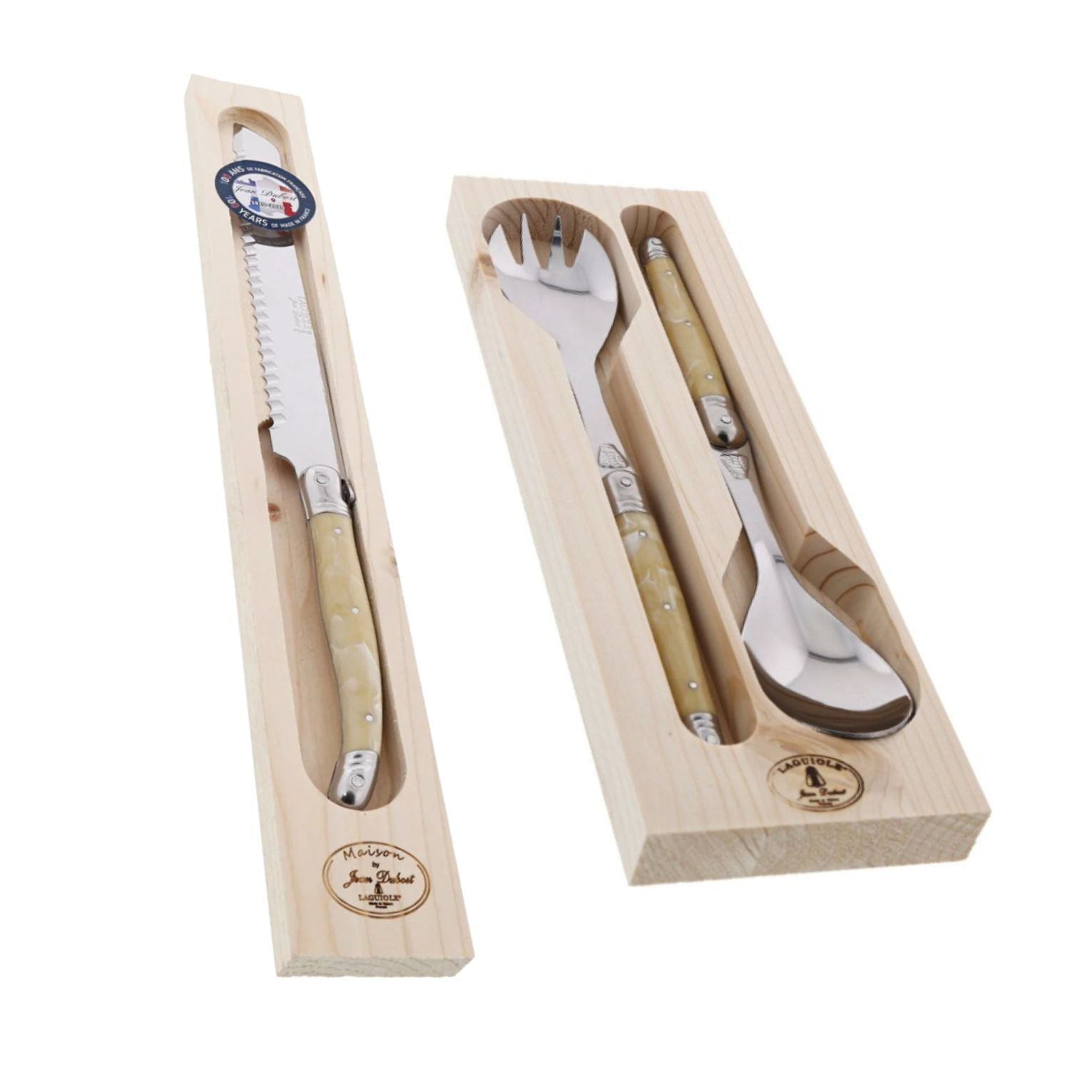 PACK LAGUIOLE – CUCHILLO PAN + SET PARA SERVIR