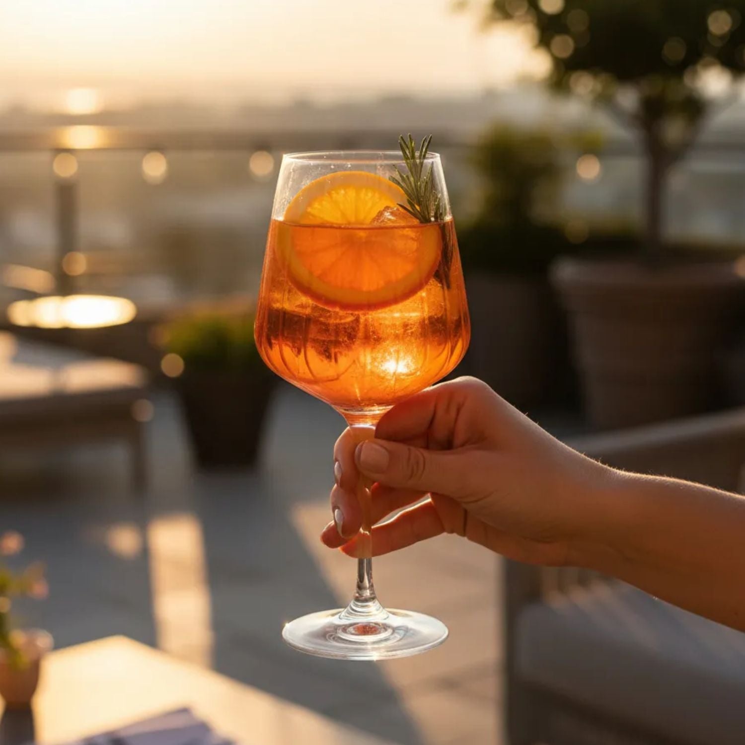 RCR SET 6 COPAS GIN/APEROL TIMELESS