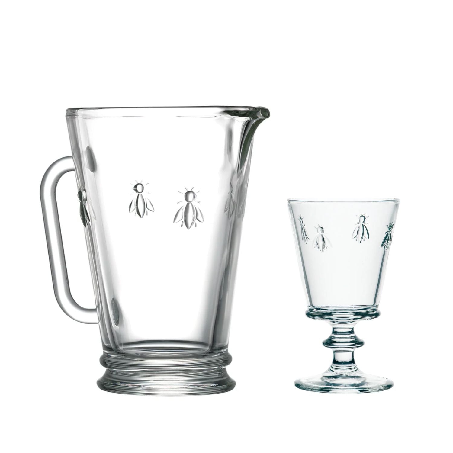 PACK JUGO: PITCHER ABEJA + 6 COPAS