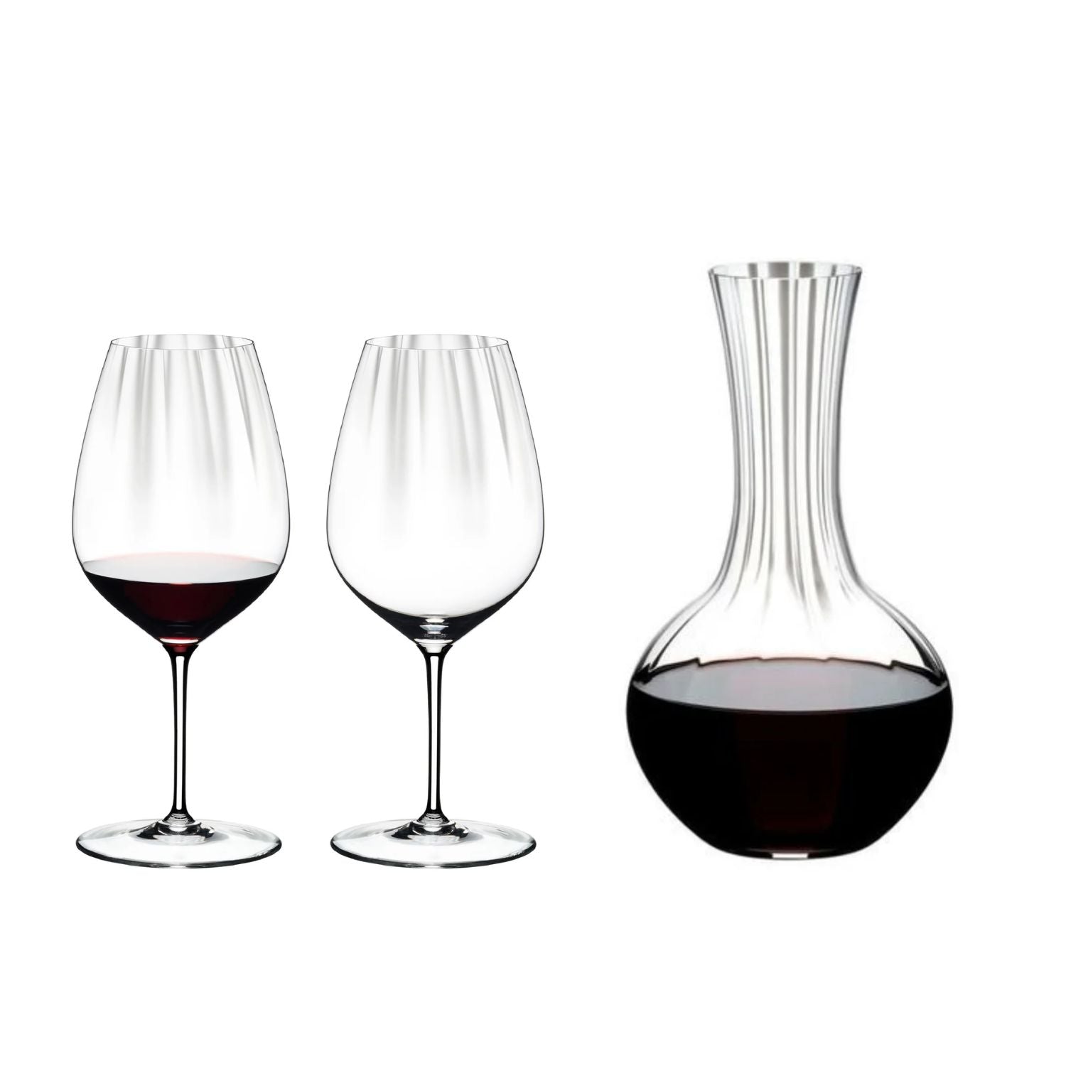 PACK RIEDEL PERFORMANCE SET 2 COPAS CABERNET + DECANTADOR