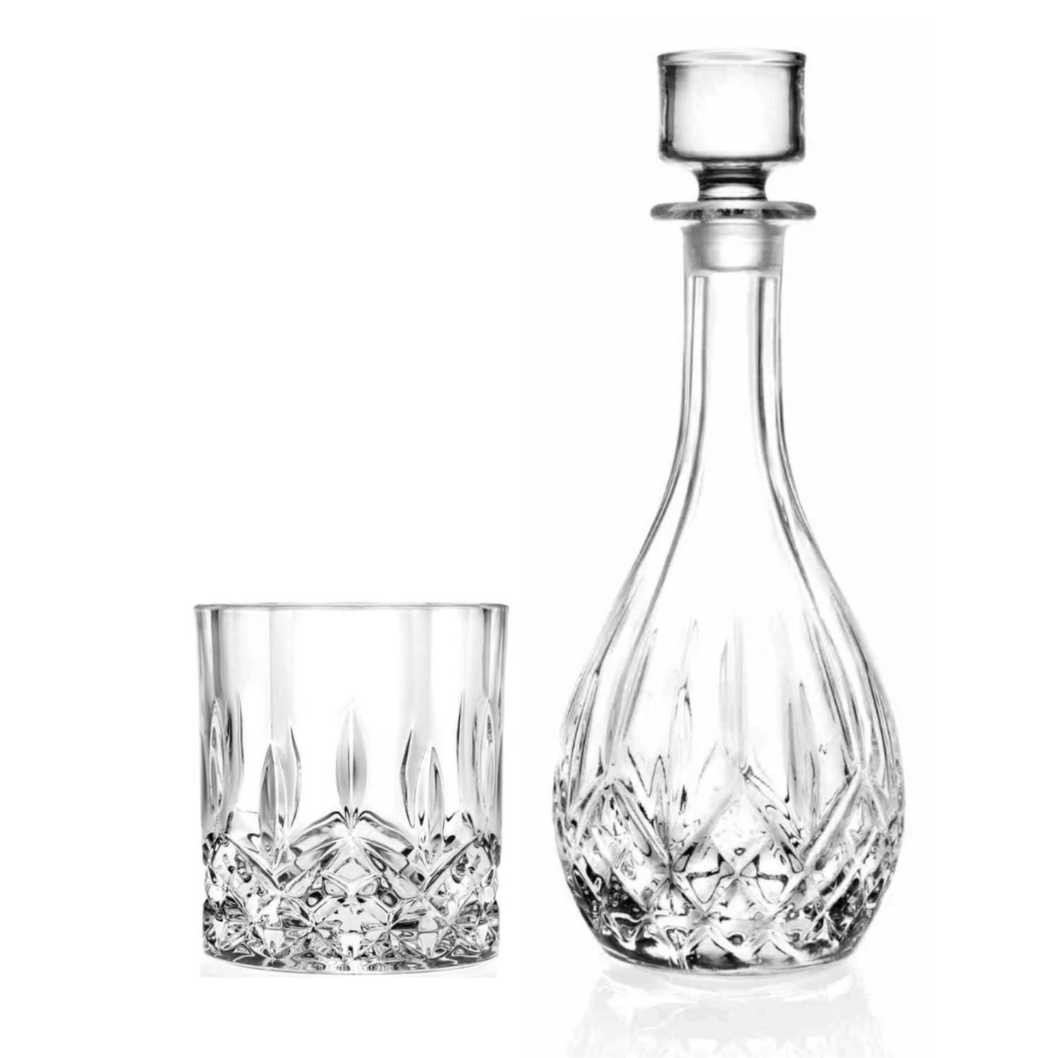 PACK BOTELLA REDONDA + VASOS WHISKY OPERA