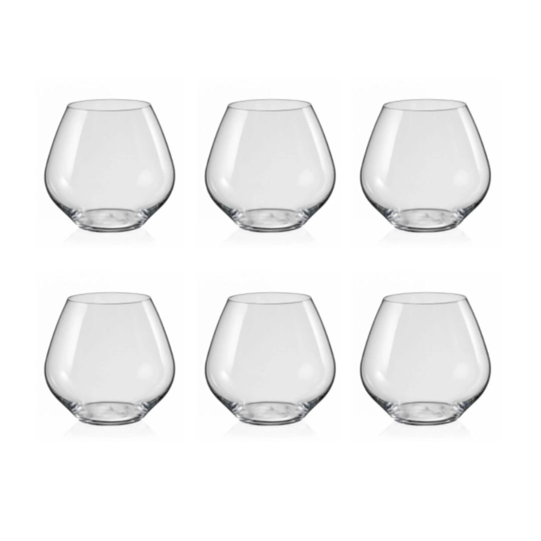 Crystalex: Juego amoroso de 6 vasos 440 cc