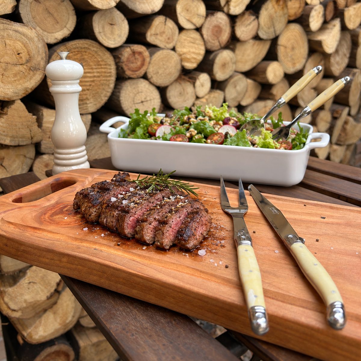 PACK LAGUIOLE SET PARA SERVIR + SET DE ASADO