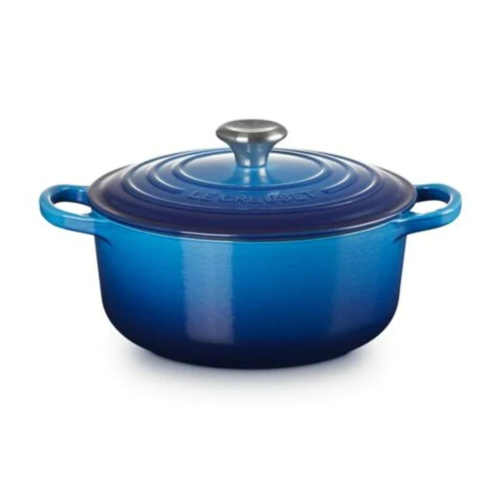 OLLA COCOTTE REDONDA 20cm AZUL AZURE