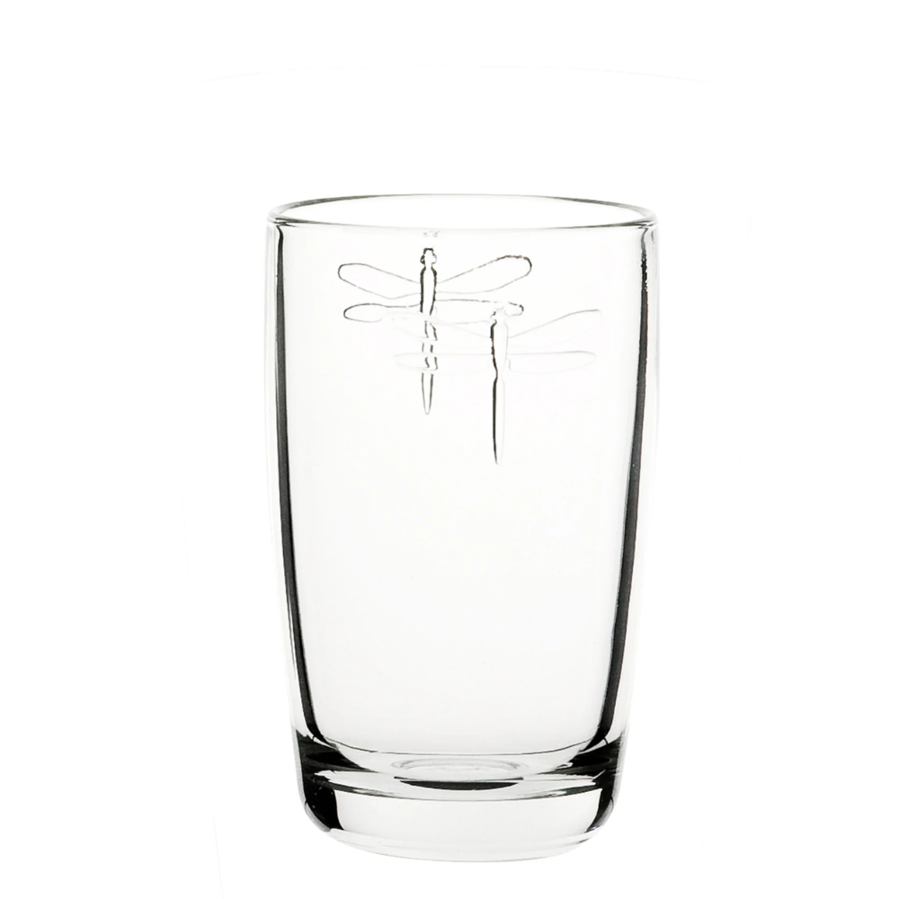 SET 6 VASOS ALTOS LIBELULA