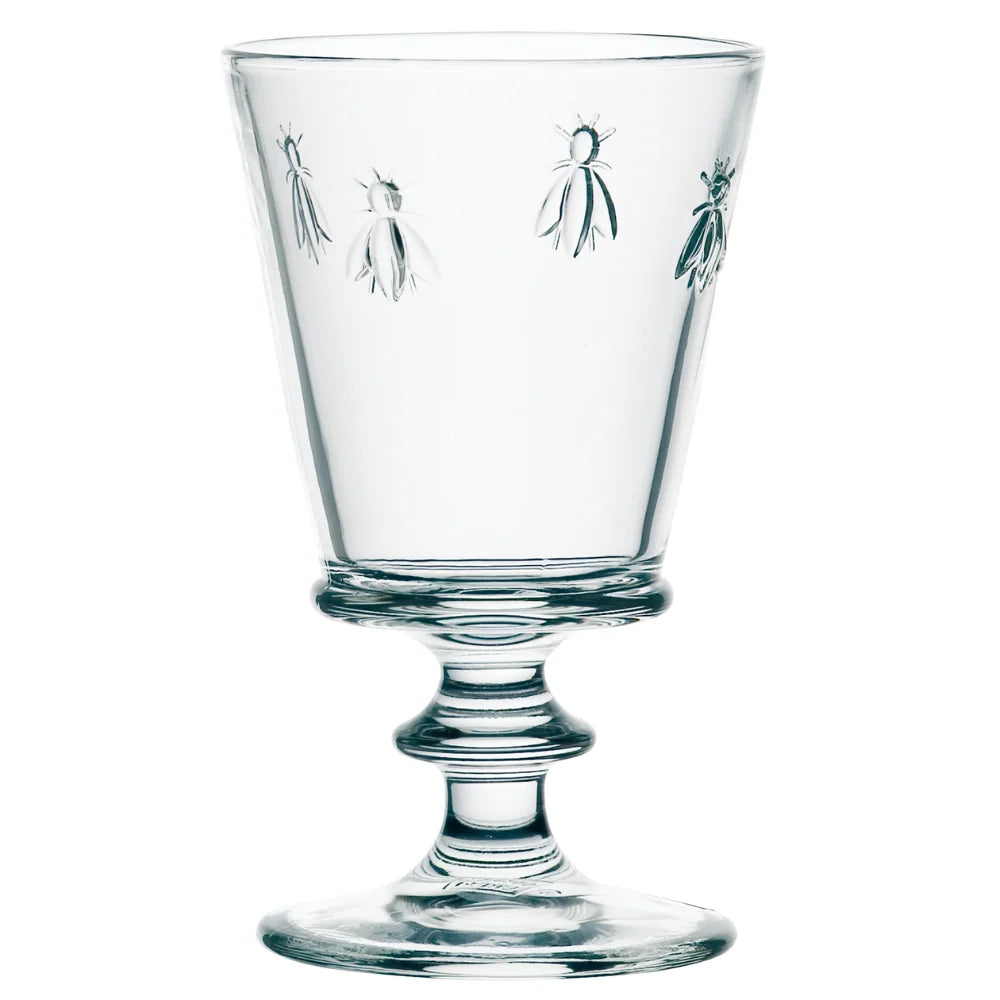 Pack set 6 Copas + 6 Vasos Abeja Transparente