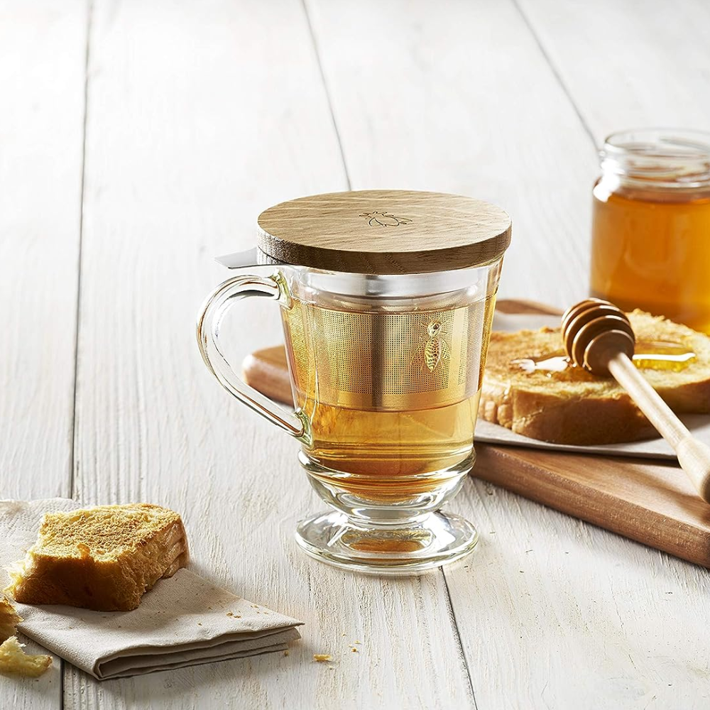 TAZA TE CON INFUSOR ABEJA
