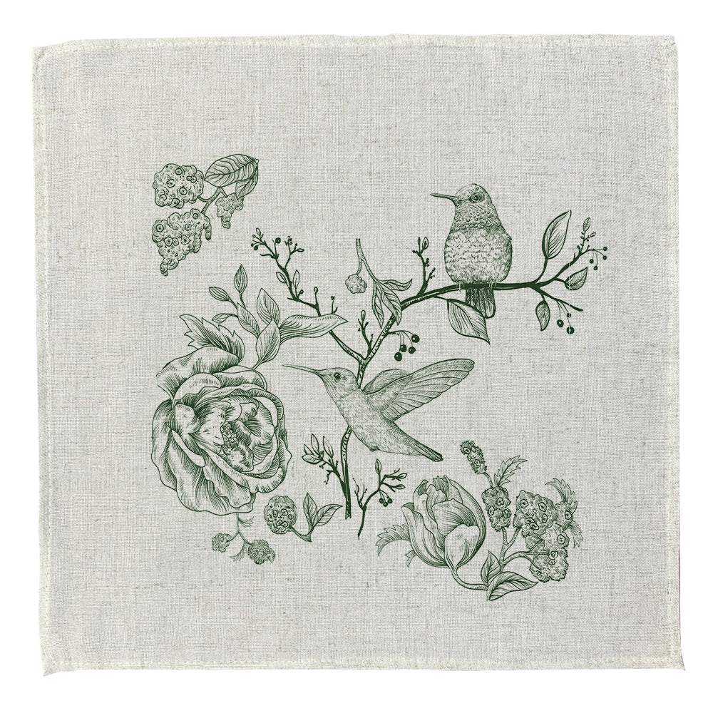 TUYO PRINT: SET 4 SERVILLETAS COLIBRI