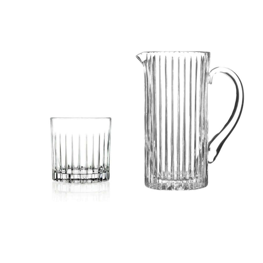 RCR: Juego de 7 piezas Timeless bajos + jarro