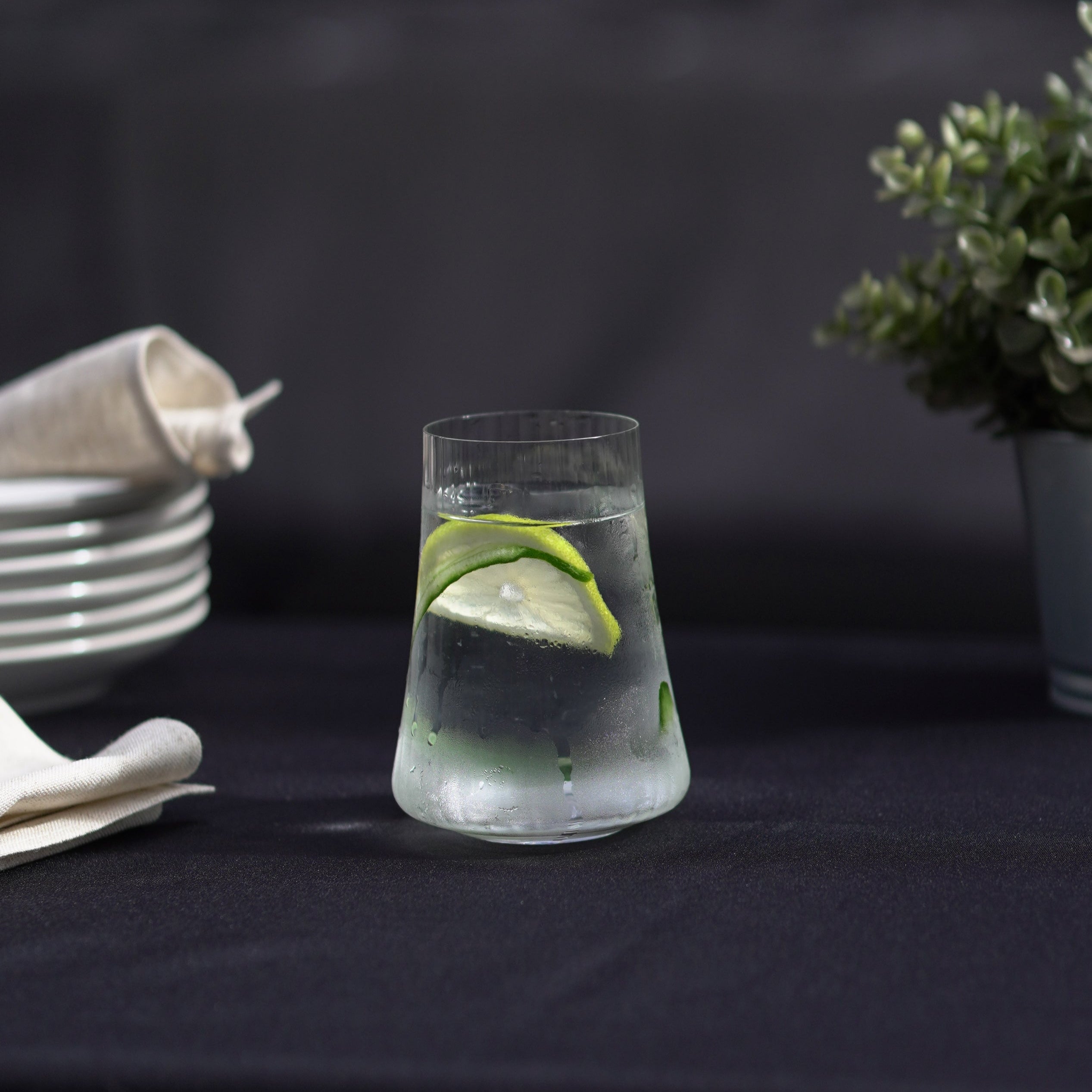 CRYSTALEX SET 6 VASOS ALTOS OPTIC XTRA 400 ML