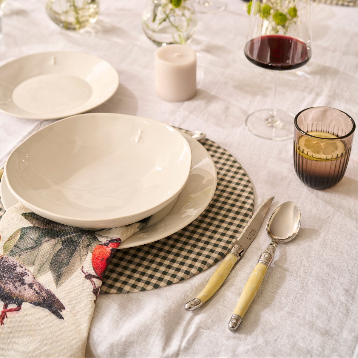 Juego de Cubiertos 24 Piezas Marmol Laguiole Jean Dubost