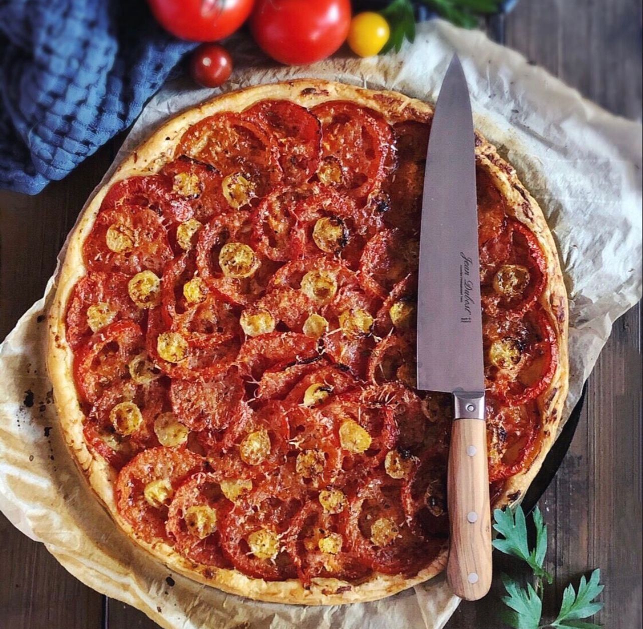 LAGUIOLE 3 CUCHILLOS COCINA - MADERA OLIVO