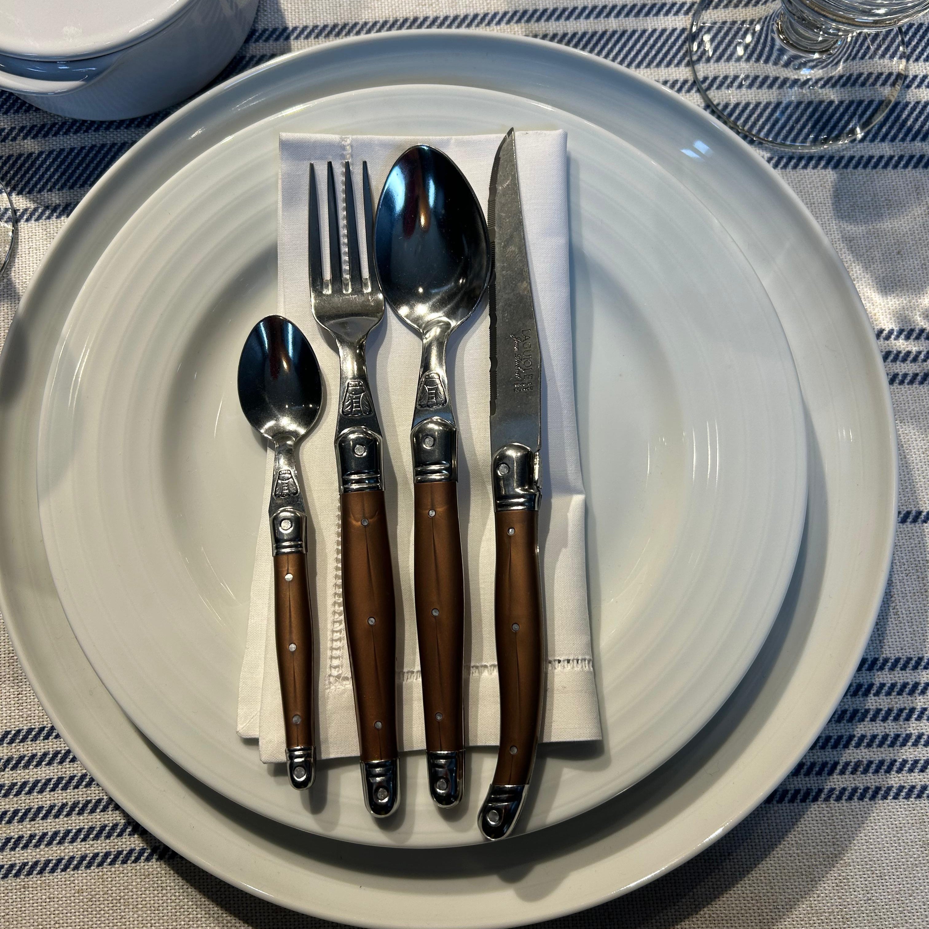 LAGUIOLE SET CUCHILLERÍA 24 PIEZAS CAFE