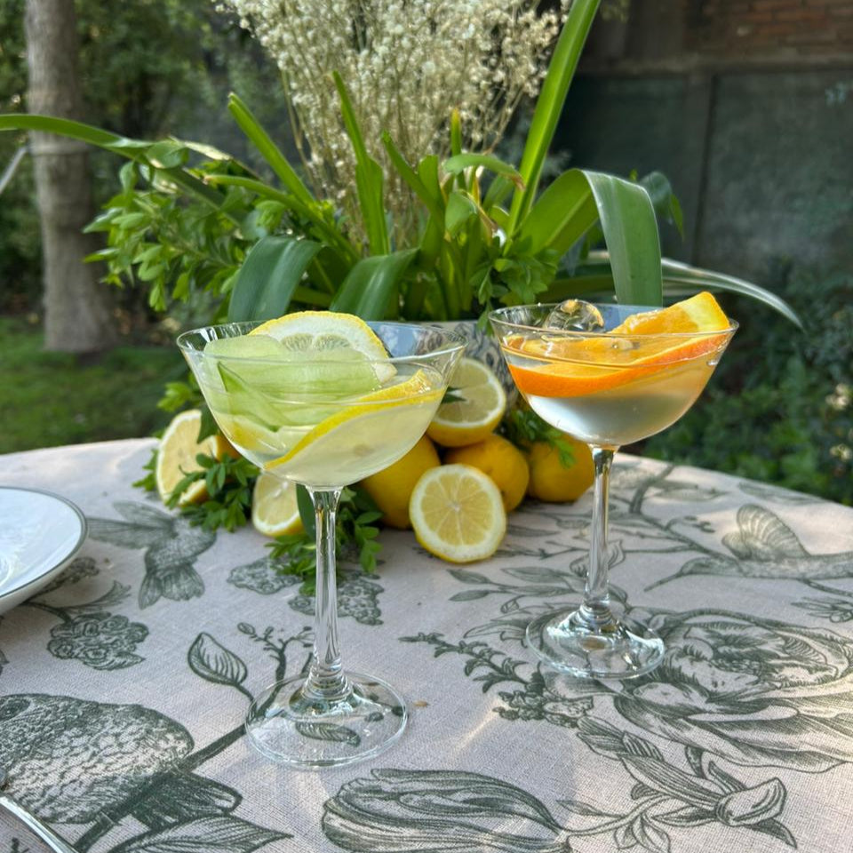 CRYSTALEX: SET 6 COPAS PISCO SOUR SPECIALS