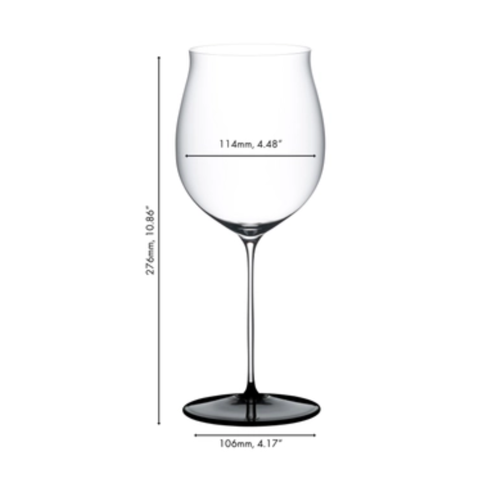 RIEDEL COPA FATTO A MANO BASE NEGRA PINOT NOIR