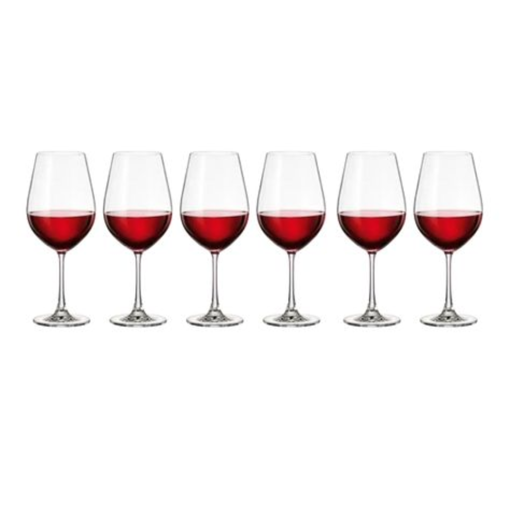 CRYSTALEX SET 6 COPAS VINO TINTO SARAH 520ml