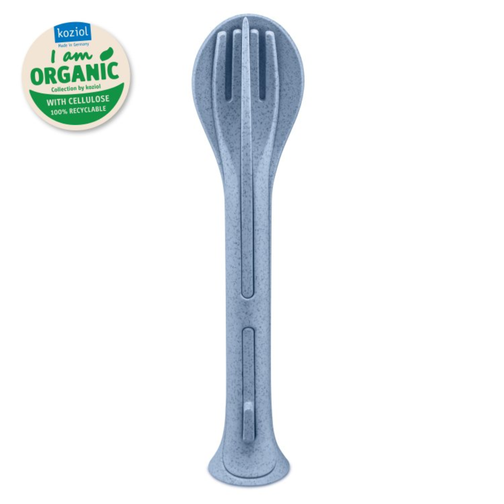 KOZIOL SET DE 3 CUBIERTOS KLIKK POCKET S