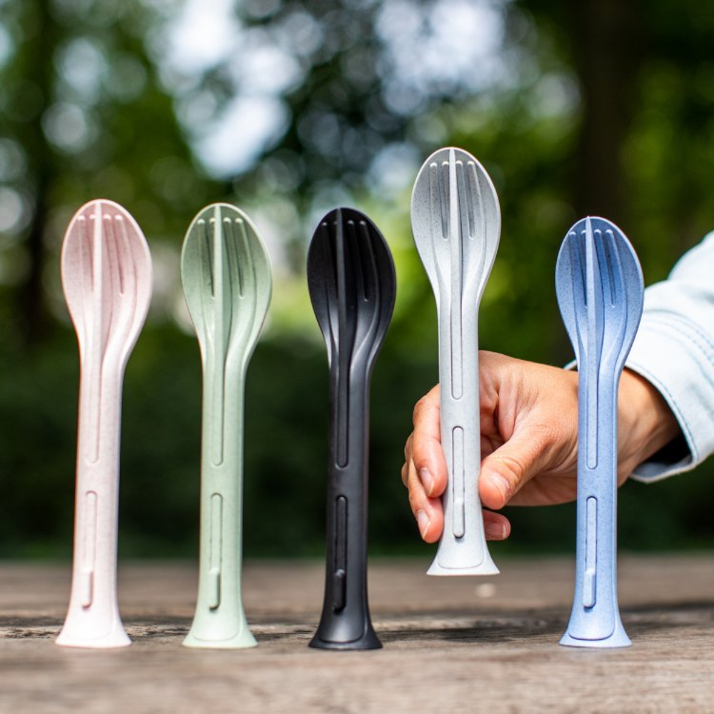 KOZIOL SET DE 3 CUBIERTOS KLIKK POCKET S