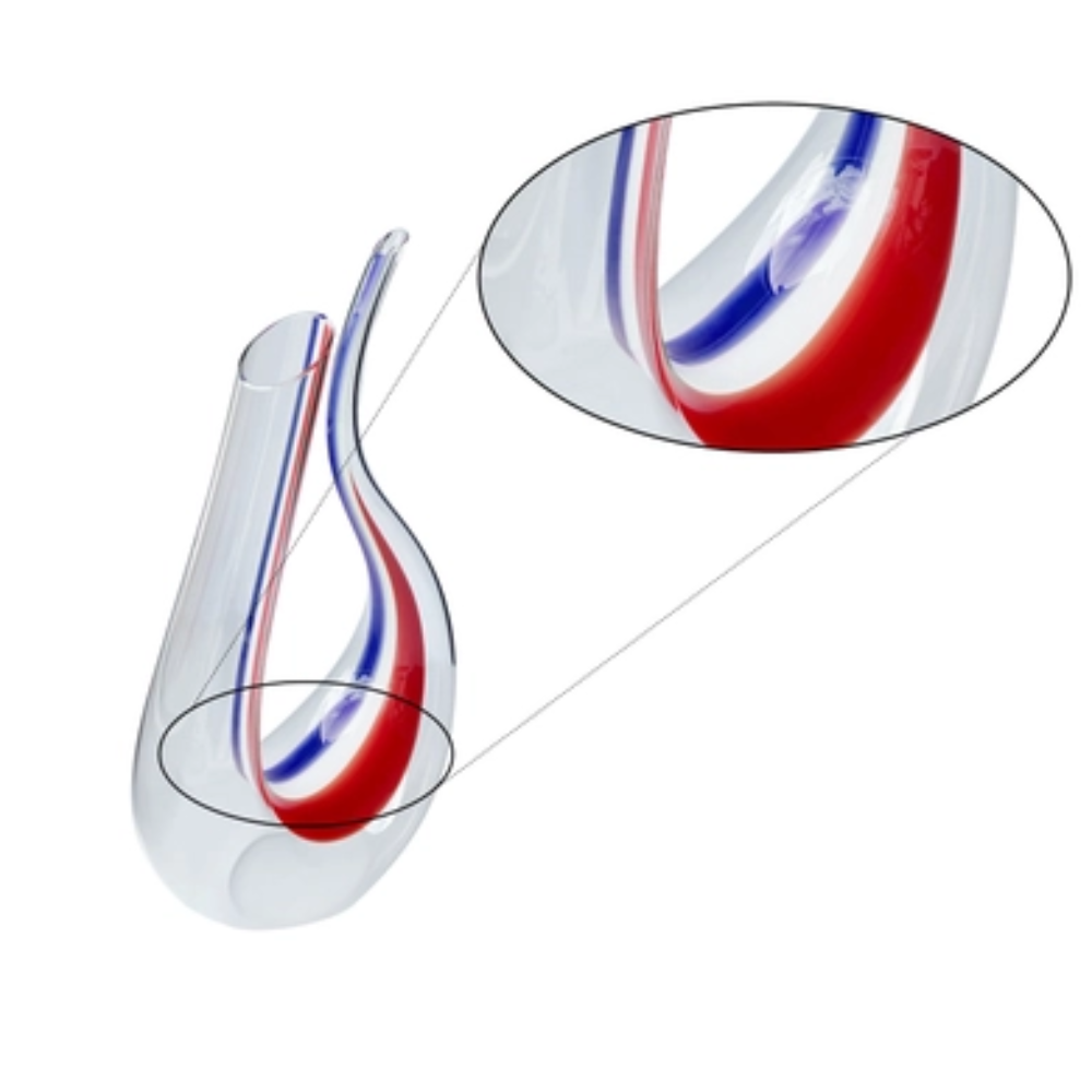 RIEDEL DECANTADOR AMADEO BLANCO,AZUL Y ROJO