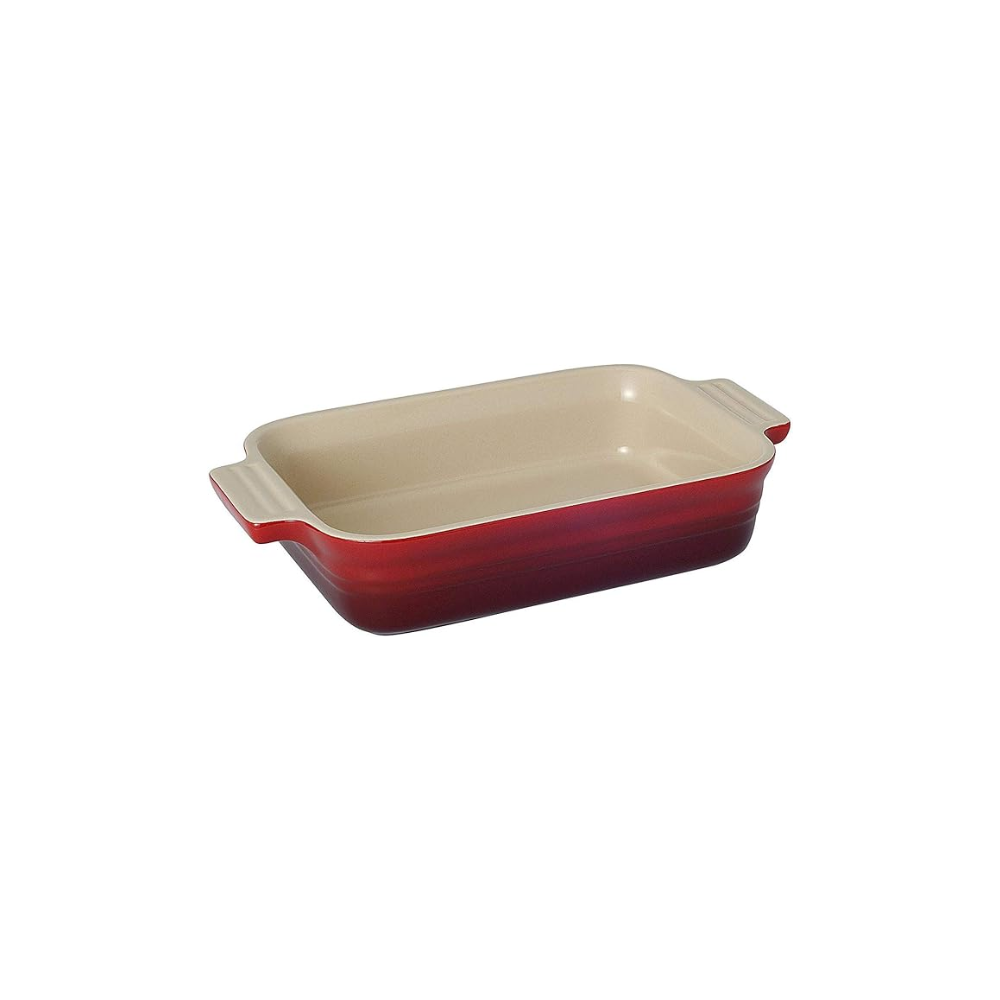 BANDEJA RECTANGULAR 19cm CEREZA